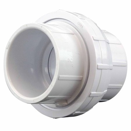 APOLLO BY TMG 1-1/2 in. x 1-1/2 in. PVC Slip Joint x Slip Joint Union PVCU112